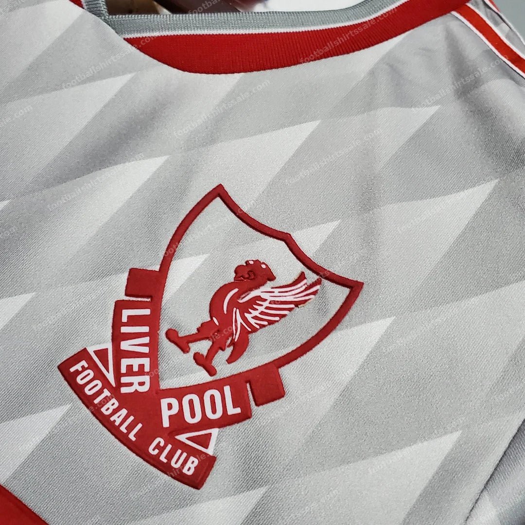 1990/1991 Retro Liverpool Away Football Shirt 1:1 Thai Quality - Detail 5
