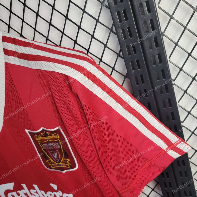 1995/1996 Retro Liverpool Home Football Shirt 1:1 Thai Quality - Detail 5