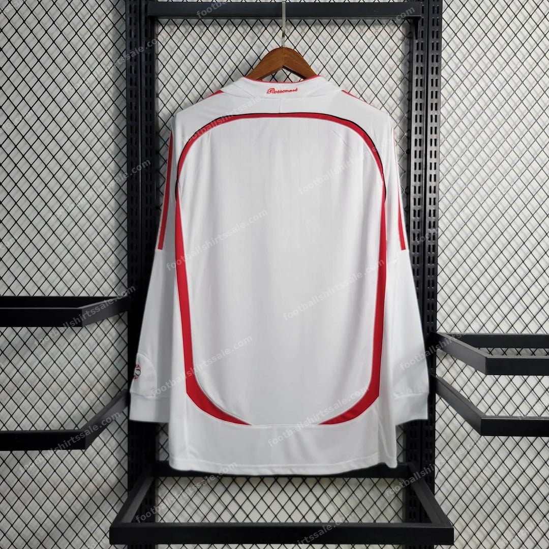 2006/2007 Retro Long Sleeve AC Milan Away Football Shirt 1:1 Thai Quality - Detail 1