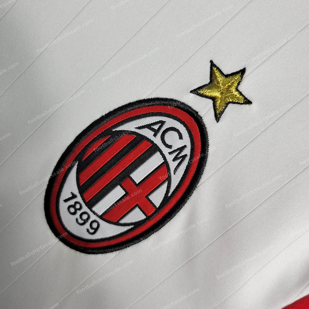 2006/2007 Retro Long Sleeve AC Milan Away Football Shirt 1:1 Thai Quality - Detail 4