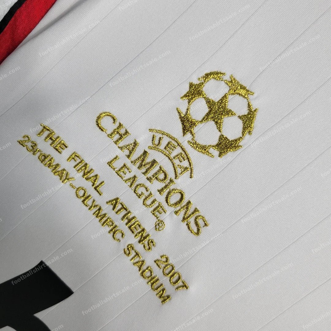 2006/2007 Retro Long Sleeve AC Milan Away Football Shirt 1:1 Thai Quality - Detail 5