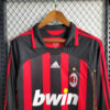2006/2007 Retro Long Sleeve AC Milan Home Football Shirt 1:1 Thai Quality - Detail 2