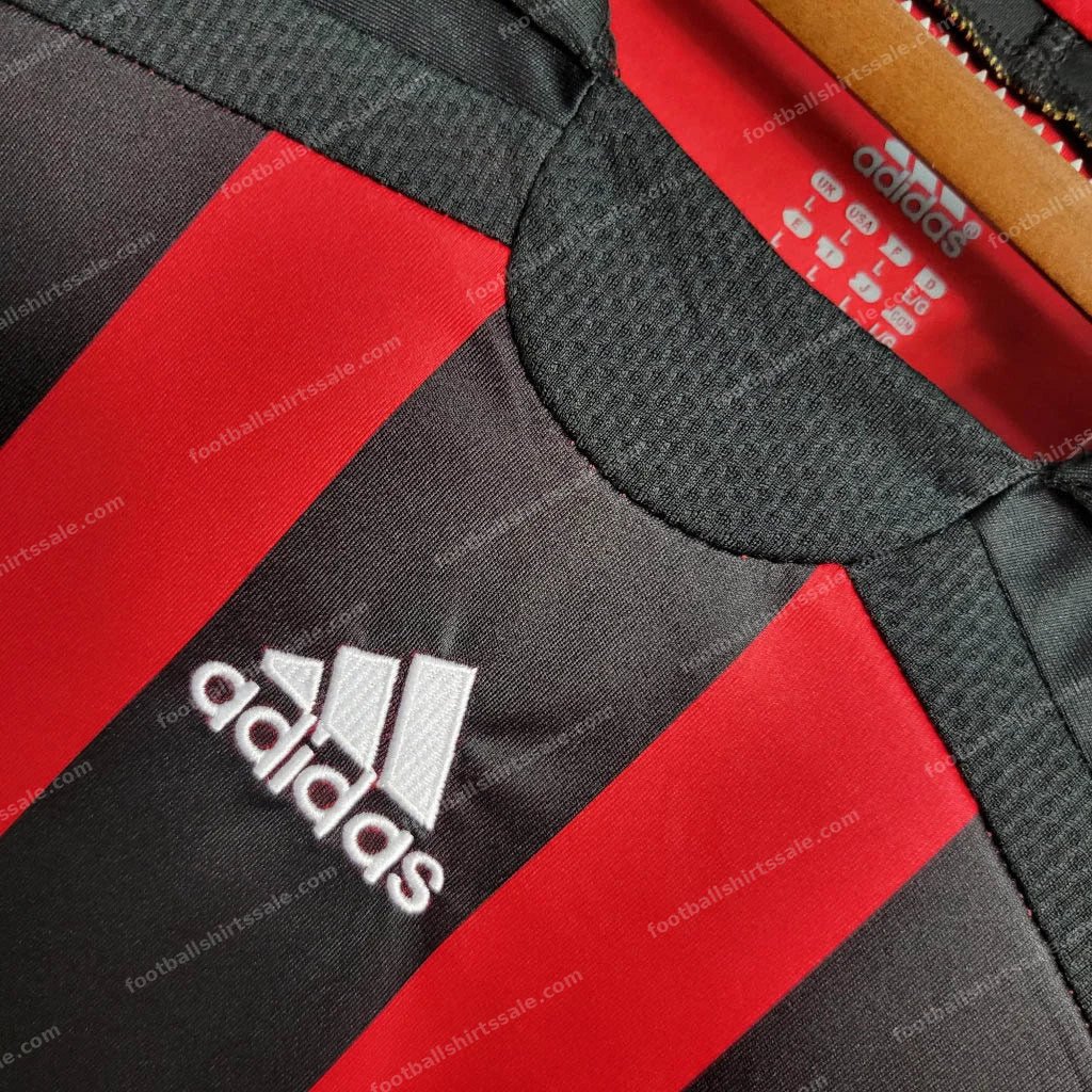 2006/2007 Retro Long Sleeve AC Milan Home Football Shirt 1:1 Thai Quality - Detail 3