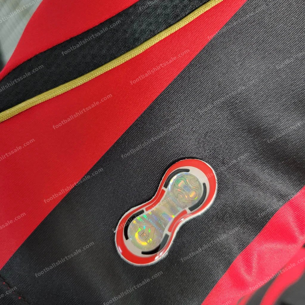 2006/2007 Retro Long Sleeve AC Milan Home Football Shirt 1:1 Thai Quality - Detail 6