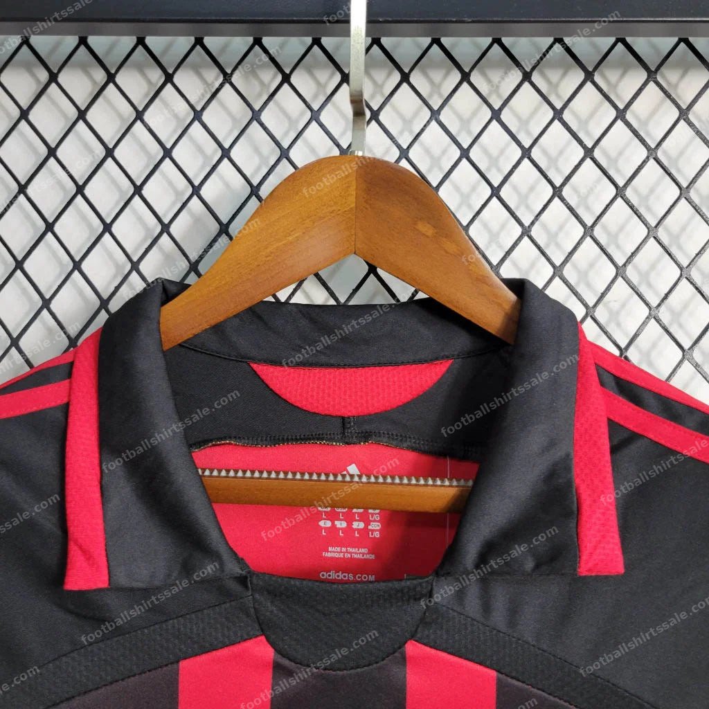 2006/2007 Retro Long Sleeve AC Milan Home Football Shirt 1:1 Thai Quality - Detail 8