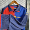 Retro Long Sleeve Barcelona 100th Anniversary Version Football Shirt Home 1:1 Thai Quality - Detail 3