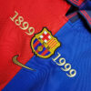 Retro Long Sleeve Barcelona 100th Anniversary Version Football Shirt Home 1:1 Thai Quality - Detail 4
