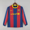 2010/2011 Retro Long Sleeve Barcelona Home Football Shirt 1:1 Thai Quality