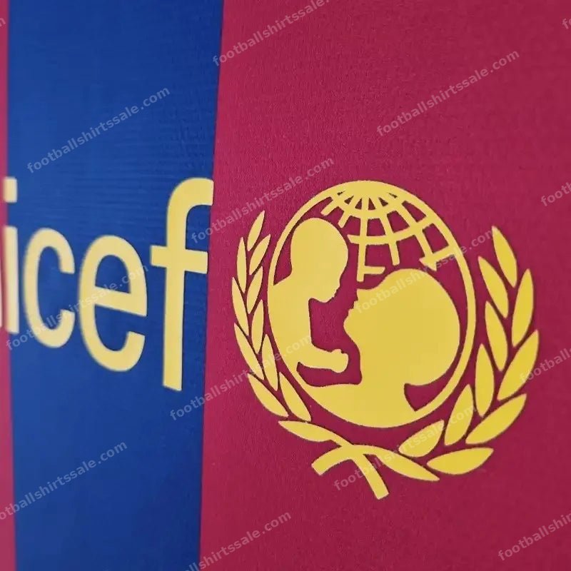 2010/2011 Retro Long Sleeve Barcelona Home Football Shirt 1:1 Thai Quality - Detail 4