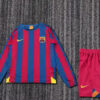 2005/2006 Retro Long Sleeve Barcelona Home Football Shirt Kids