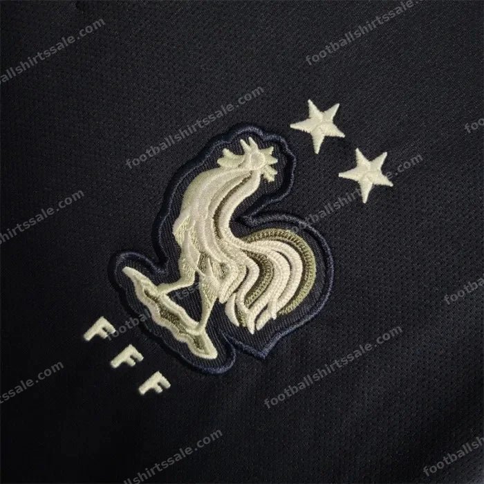 2018 Retro Long Sleeve FIFA World Cup France Home Football Shirt - Detail 4