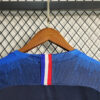 2018 Retro Long Sleeve FIFA World Cup France Home Football Shirt - Detail 7