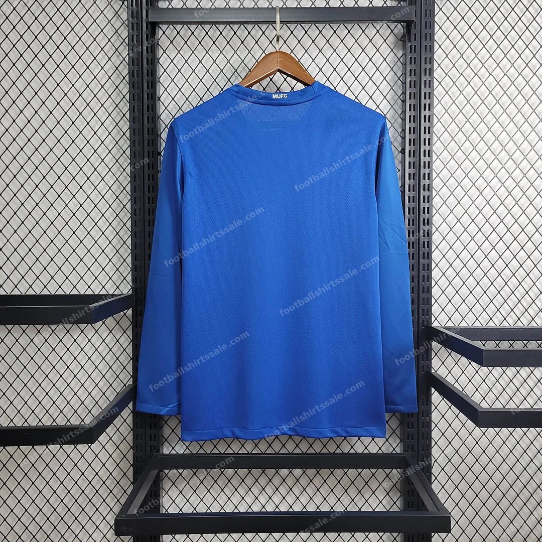 2007/2008 Retro Long Sleeve Manchester United Away Football Shirt 1:1 Thai Quality - Detail 1