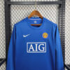 2007/2008 Retro Long Sleeve Manchester United Away Football Shirt 1:1 Thai Quality - Detail 2