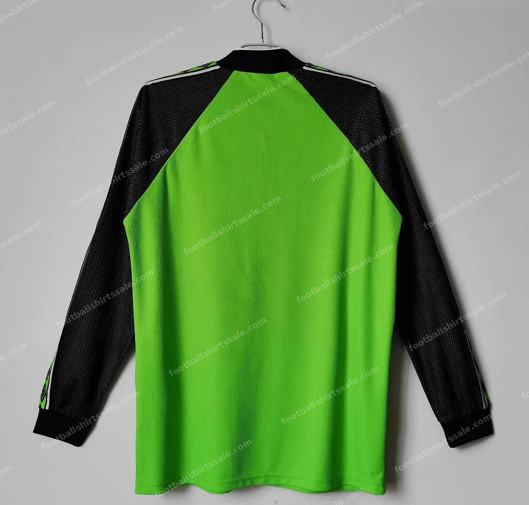 1998-1999 Retro Long Sleeve Manchester United Goalkeeper Football Shirt 1:1 Thai Quality - Detail 1