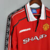 1998-1999 Retro Long Sleeve Manchester United Home Football Shirt 1:1 Thai Quality - Detail 3