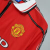 1998-1999 Retro Long Sleeve Manchester United Home Football Shirt 1:1 Thai Quality - Detail 5