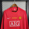 2007-2008 Retro Long Sleeve Manchester United Home Football Shirt 1:1 Thai Quality - Detail 2