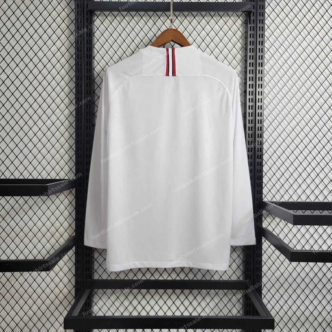 2018/2019 Retro Long Sleeve PSG Paris Saint-Germain Away Football Shirt 1:1 Thai Quality - Detail 1