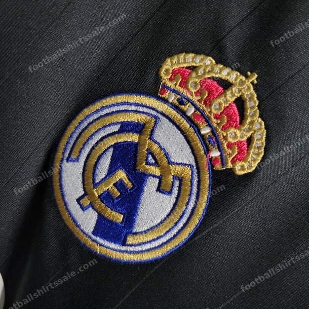 2006/2007 Retro Long Sleeve Real Madrid Away Football Shirt - Detail 4