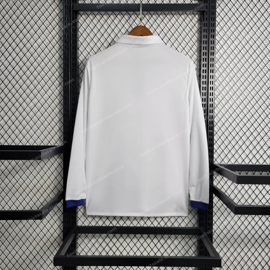 2016/2017 Retro Long Sleeve Real Madrid Home Football Shirt 1:1 Thai Quality - Detail 1