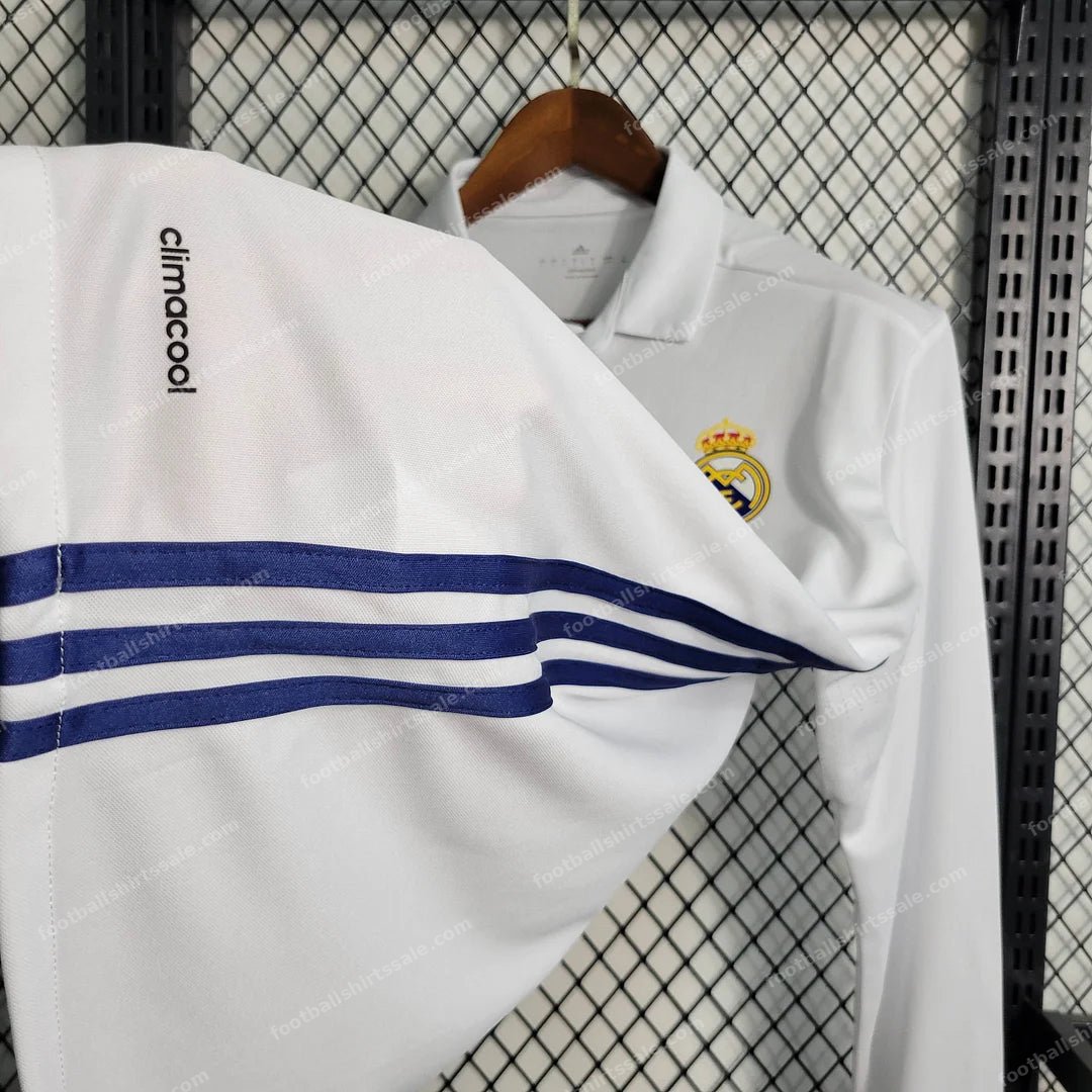2016/2017 Retro Long Sleeve Real Madrid Home Football Shirt 1:1 Thai Quality - Detail 5