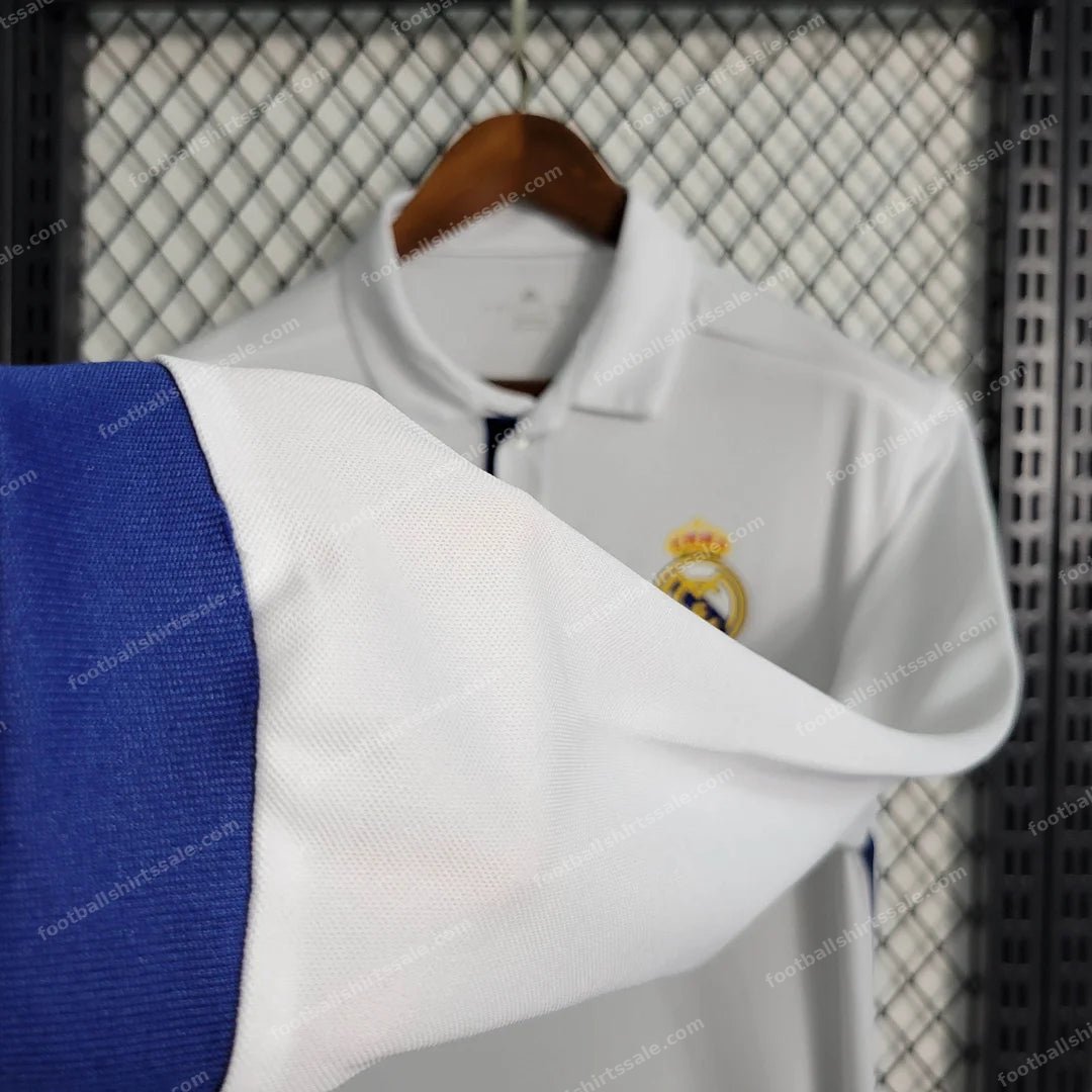 2016/2017 Retro Long Sleeve Real Madrid Home Football Shirt 1:1 Thai Quality - Detail 7