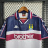1997/1998 Retro Manchester City Away Football Shirt - Detail 3