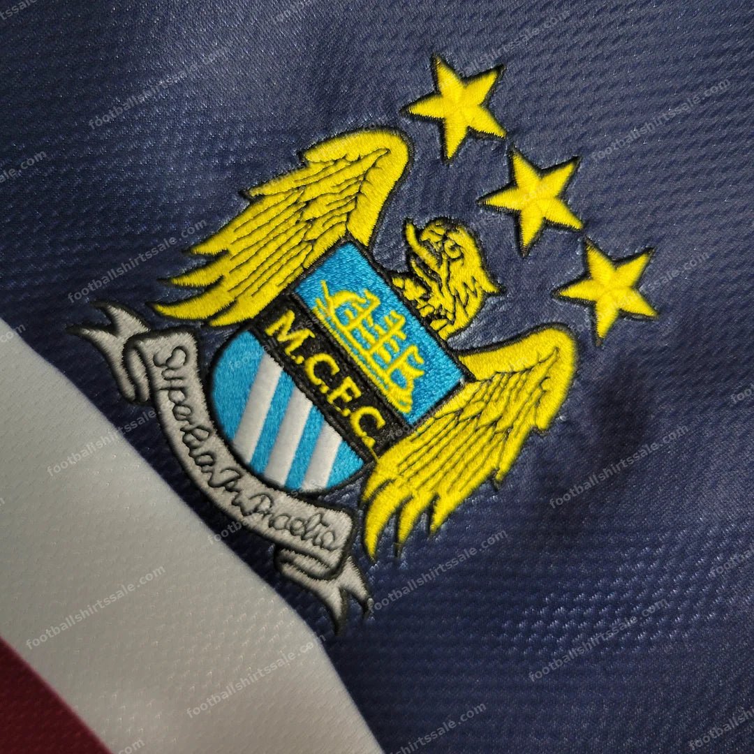 1997/1998 Retro Manchester City Away Football Shirt - Detail 5