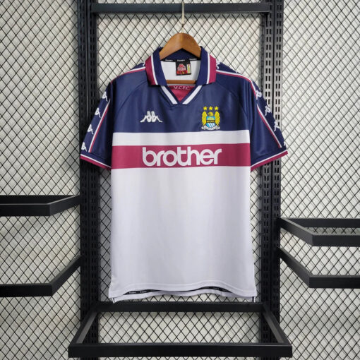 1997/1998 Retro Manchester City Away Football Shirt