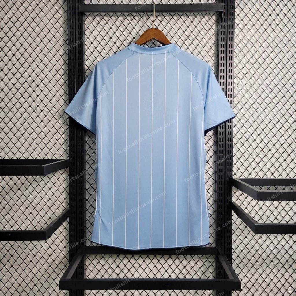 2007/2008 Retro Manchester City Home Football Shirt - Detail 1