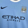 2013/2014 Retro Manchester City Home Football Shirt - Detail 4