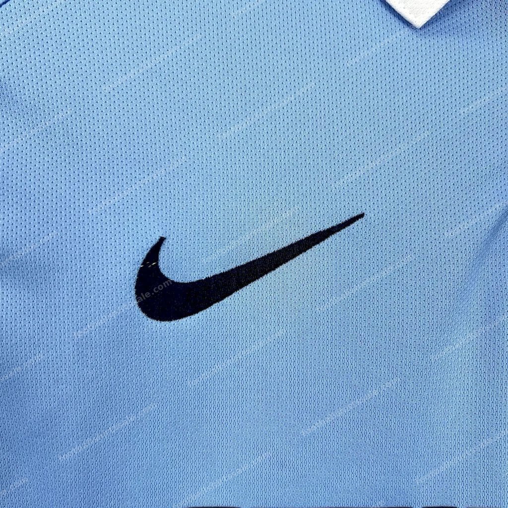 2015/2016 Retro Manchester City Home Football Shirt - Detail 4