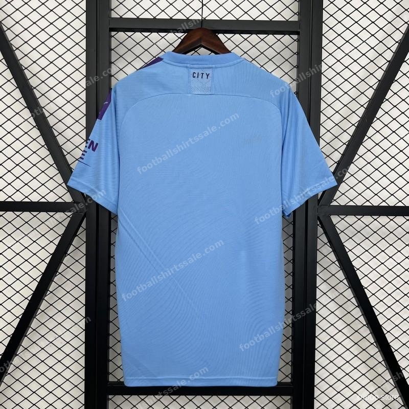 2019/2020 Retro Manchester City Home Jersey - Detail 1