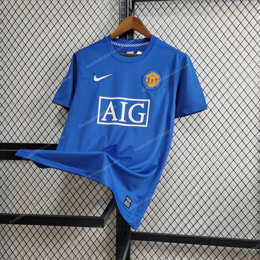 2007/2008 Retro Manchester United Away Football Shirt 1:1 Thai Quality - Detail 2
