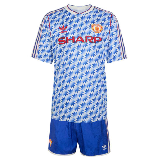 Retro Manchester United Away Kids Kit 90/92