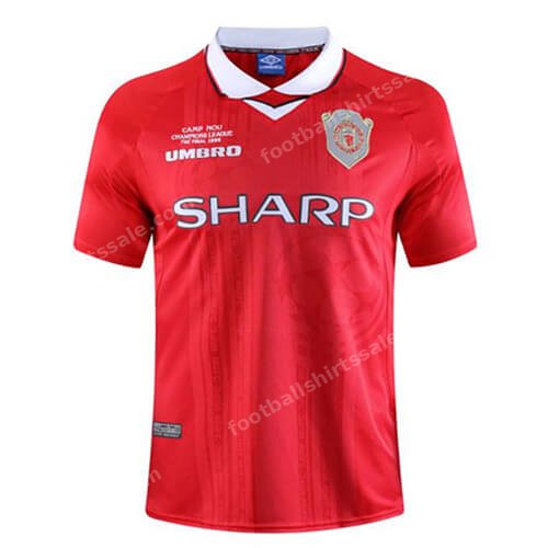 Retro Manchester United Champions League Final Shirt 1999