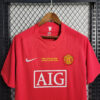 2007/2008 Retro Manchester United Home Champions League Edition Football Shirt - Detail 3