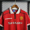1998/1999 Retro Manchester United Home Football Shirt 1:1 Thai Quality - Detail 3