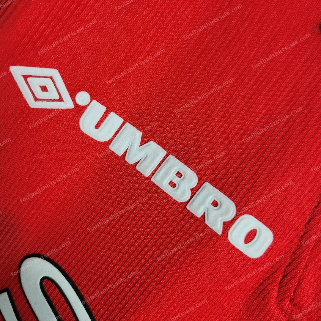 1998/1999 Retro Manchester United Home Football Shirt 1:1 Thai Quality - Detail 4