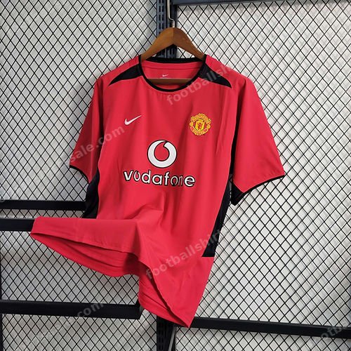 2002/2004 Retro Manchester United Home Football Shirt 1:1 Thai Quality - Detail 1