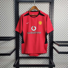 2002/2004 Retro Manchester United Home Football Shirt 1:1 Thai Quality