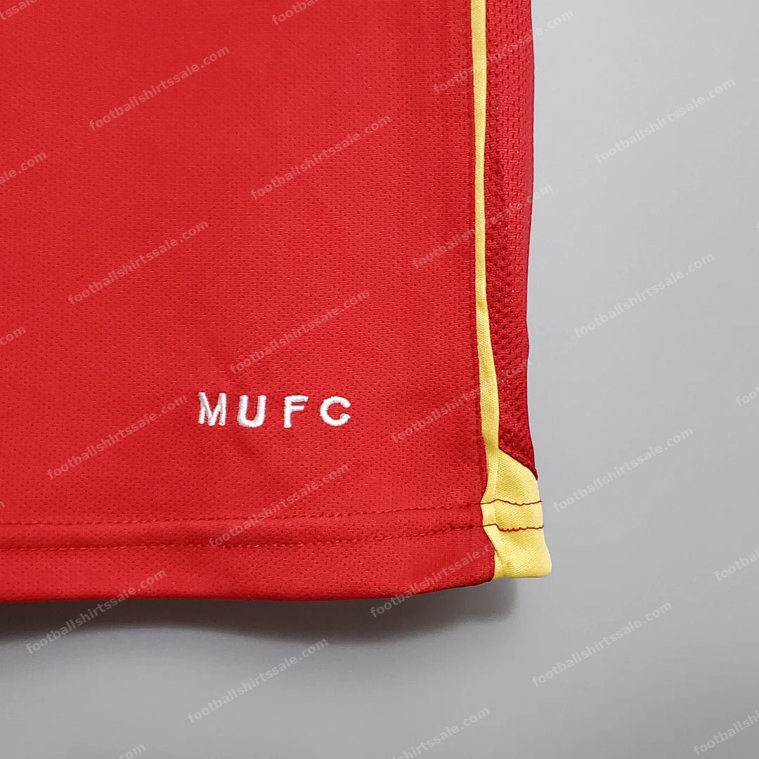 2006/2007 Retro Manchester United Home Football Shirt 1:1 Thai Quality - Detail 10