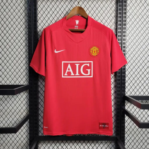 Retro Manchester United Home Shirt 07/08