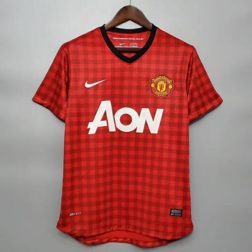 Retro Manchester United Home Shirt 12/13