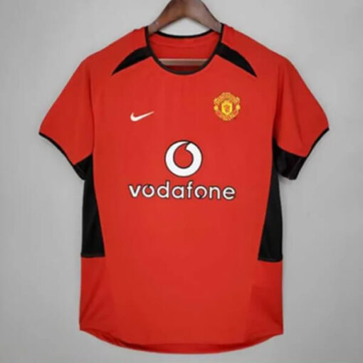Retro Manchester United Home Kids Kit 02/04