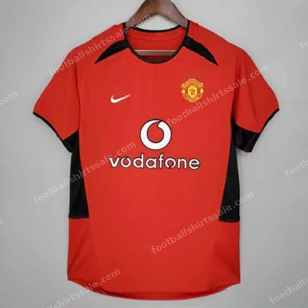 Retro Manchester United Home Kids Kit 02/04