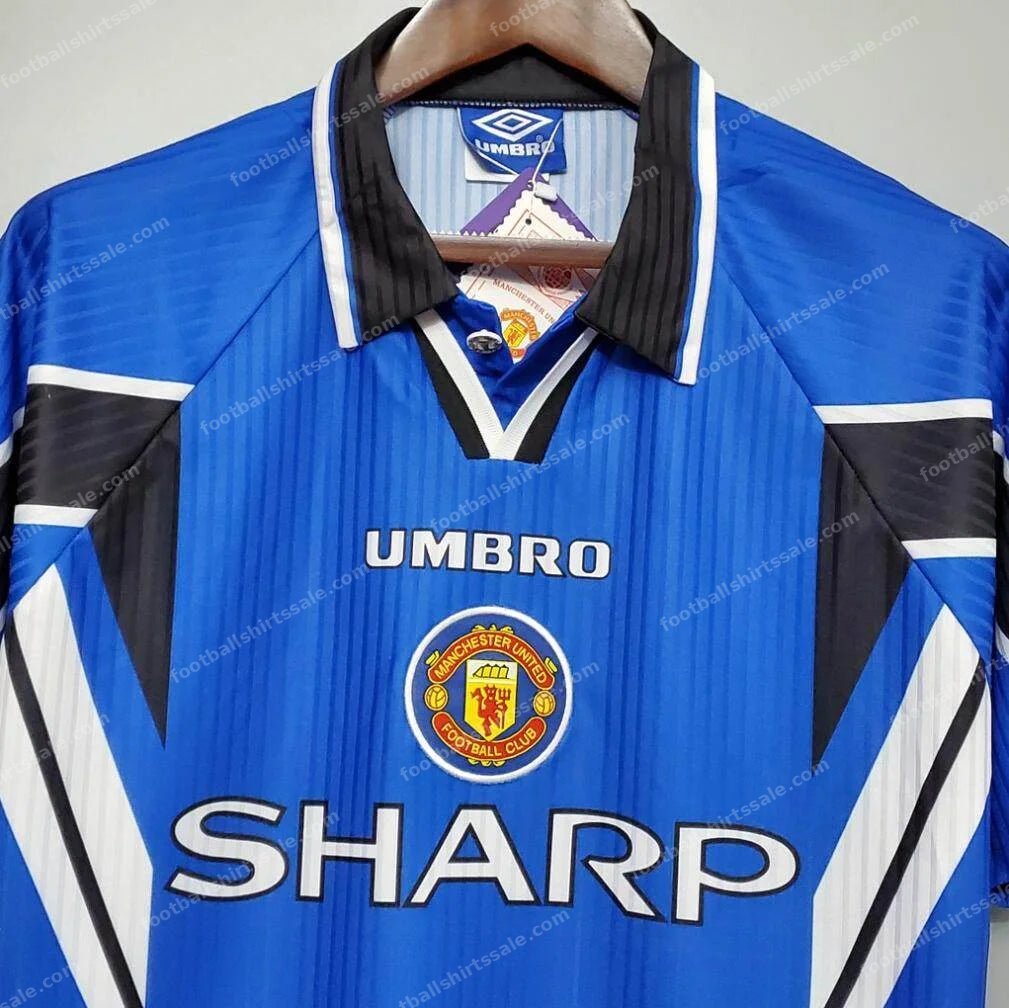 1996/1997 Retro Manchester United Third Away Football Shirt 1:1 Thai Quality - Detail 2