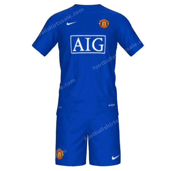 Retro Manchester United Third Kids Kit 08/09