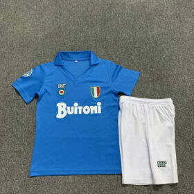 1987/1988 Retro Napoli Home Soccer Jersey Kids 1:1 Thai Quality